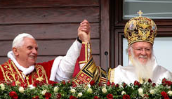 Pope Benedict and Pat. Bartholomew Pope Benedict and Pat. Bartholomew