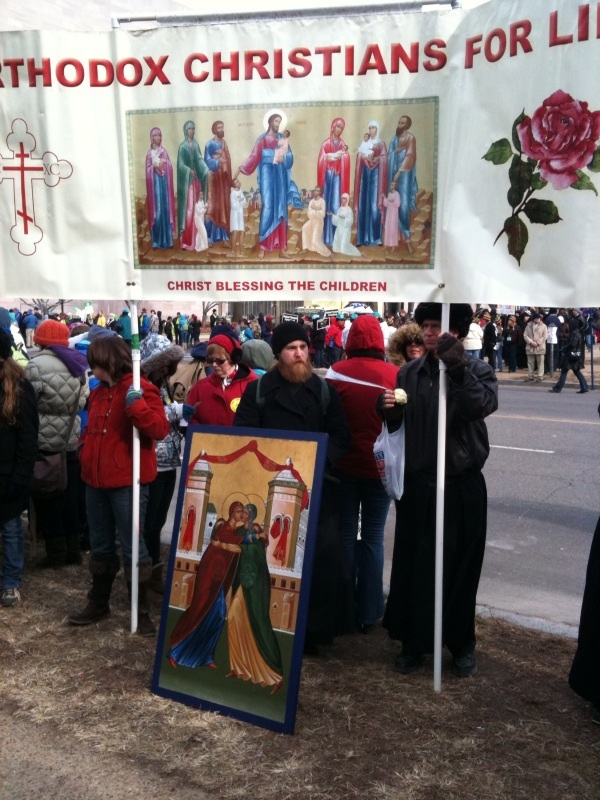 WAPO: Eastern Orthodox believers hit the streets