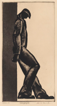 Unemployed (1930) by Alexander Stavenitz. (Alvia Urdaneta/ Mary and Leigh Block Museum of Art, Northwestern University, 1993)