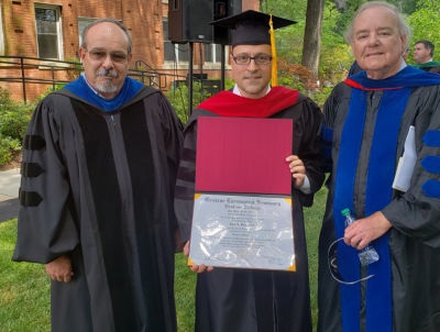 John G. Panagiotou is the first Orthodox Christian Theologian to Receive a Doctorate at Erskine Theological Seminary